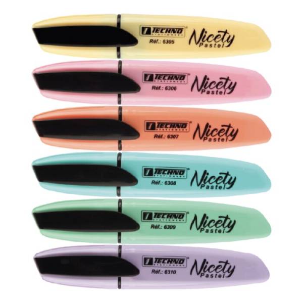 surligneur-pastel-nicety-techno