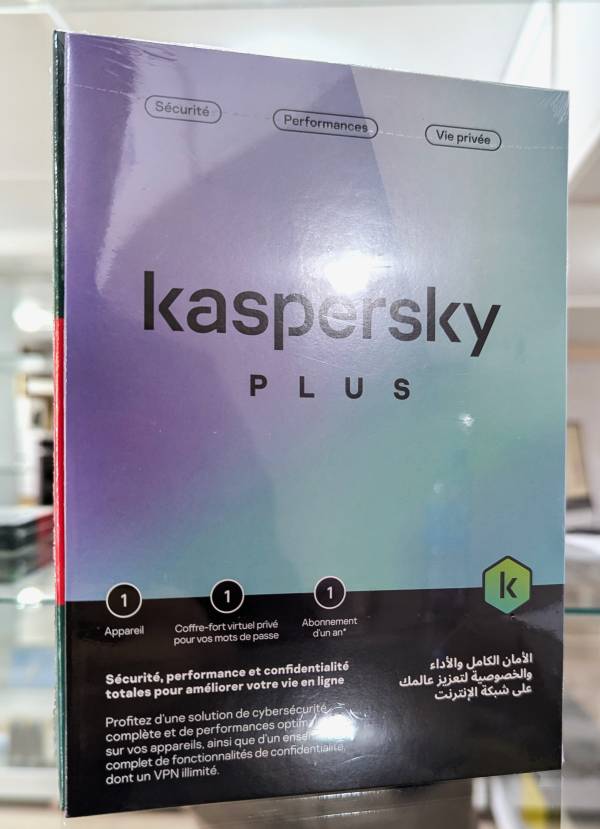 Antivirus + VPN Kaspersky Plus 1 an
