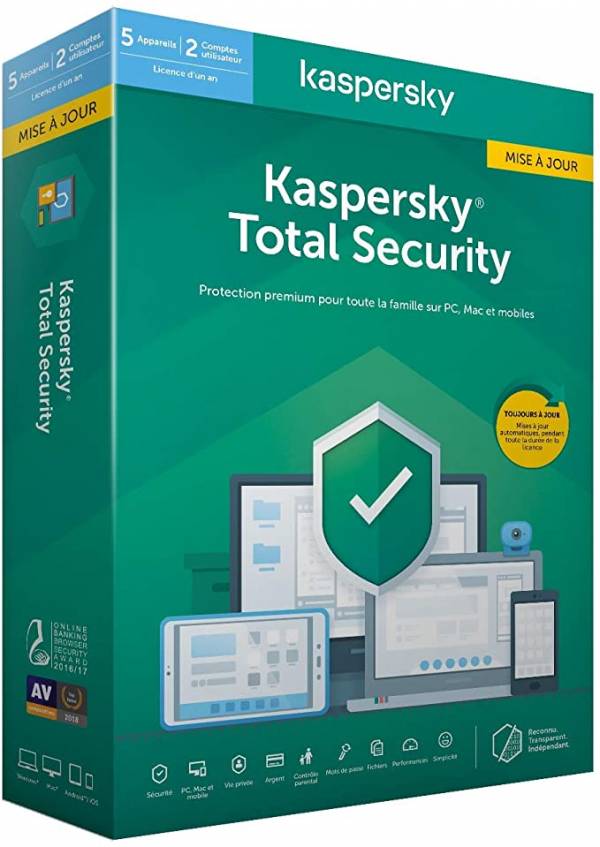 Kaspersky Total security Pour 05 PC