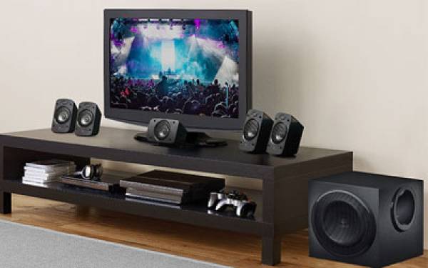 BAFFLE LOGITECH Z906 SPEAKERS 5.1