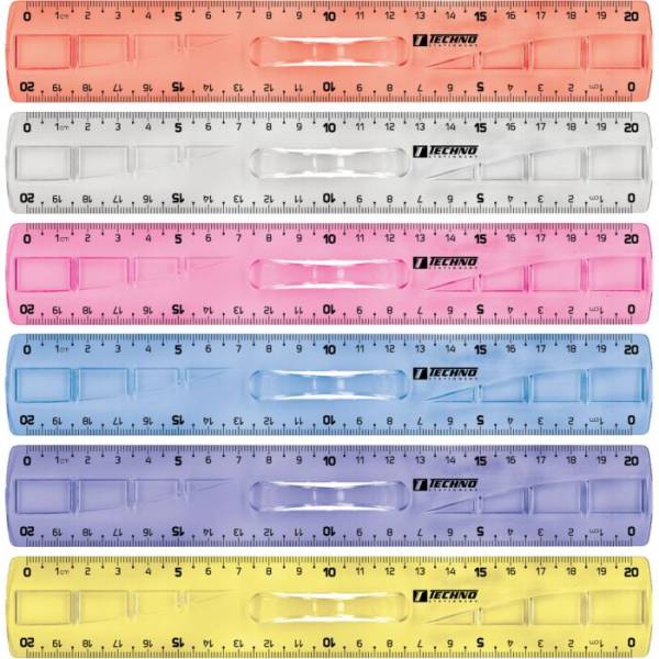 REGLE ECOLIER 20cm "TECHNO" REF: 9502