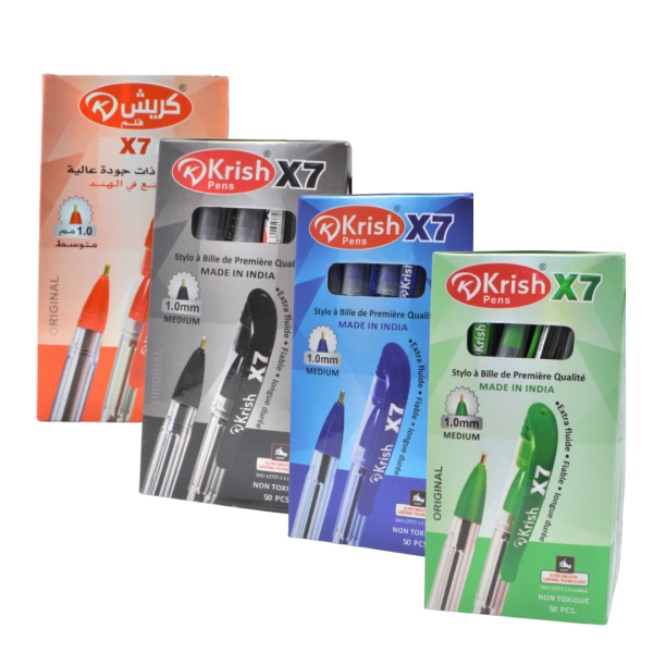 STYLO A BILLE X7 -1mm KRISH