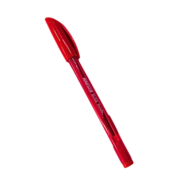 STYLO A BILLE HAUSER GLISS 1MM Rouge