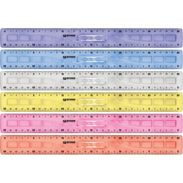 REGLE ECOLIER 30cm "TECHNO" REF: 9503