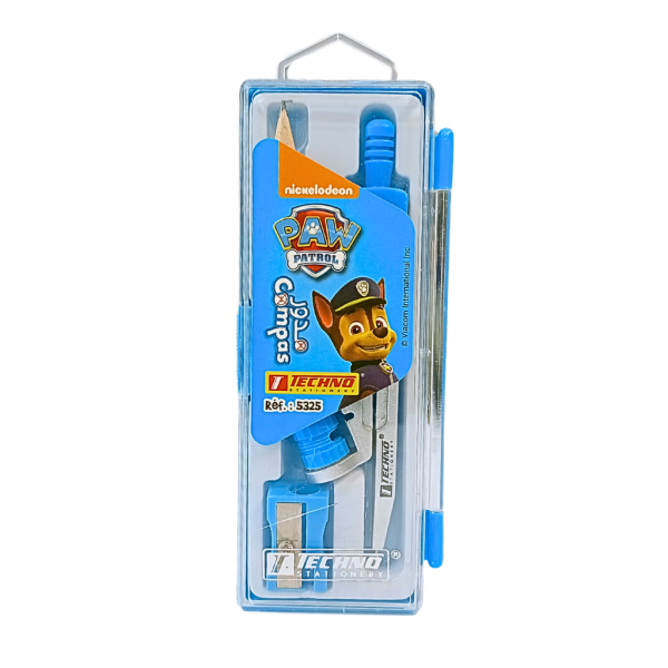 COMPAS ECOLIER A BAGUE LICENCE COFFRET 03 PCS "TECHNO" REF 5325