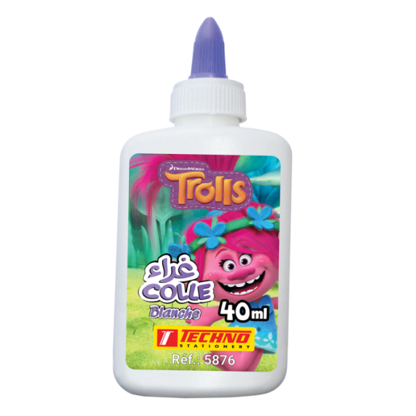 COLLE BLANCHE BOUCHON APPLICATEUR 40ml "TECHNO" REF: 5876