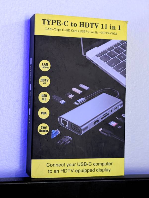 Dongle USB Type C multiports 11 en 1