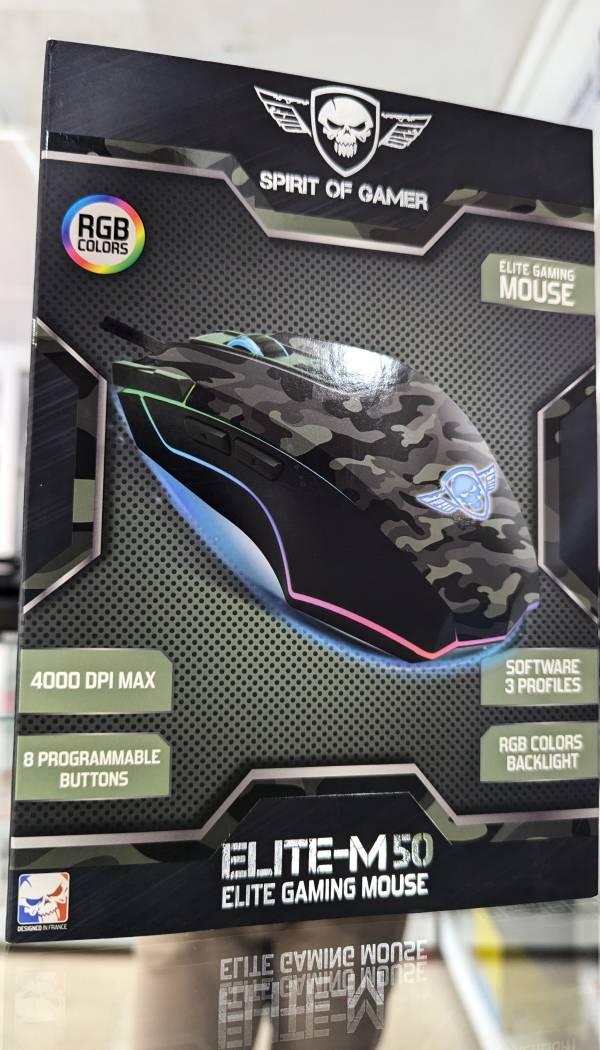 Souris Gaming Spirit of Gamer Elite-M50 Army