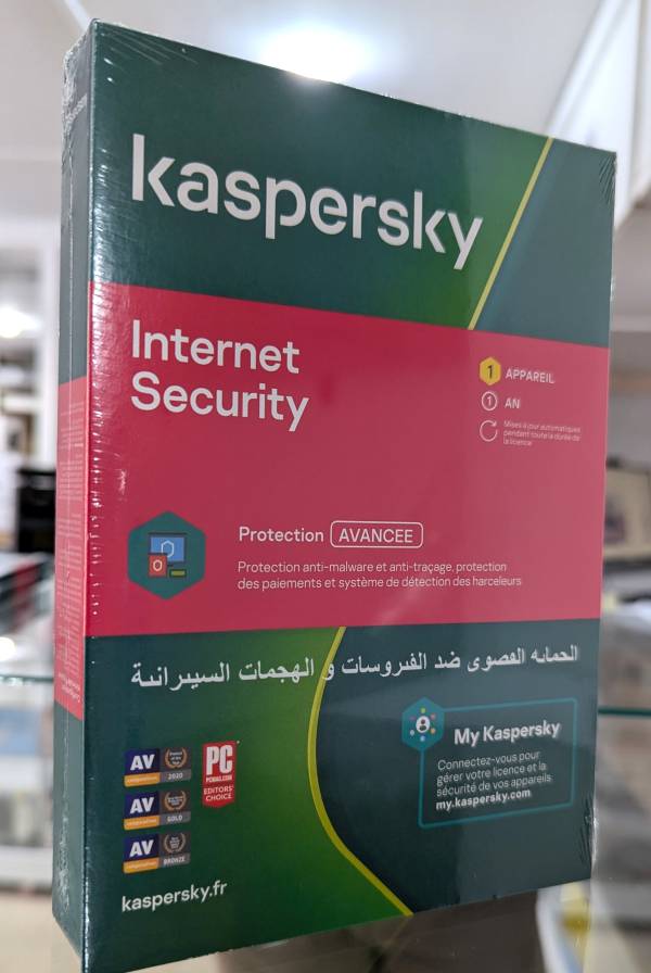 Anti virus 1 poste Kaspersky Internet security 1 An
