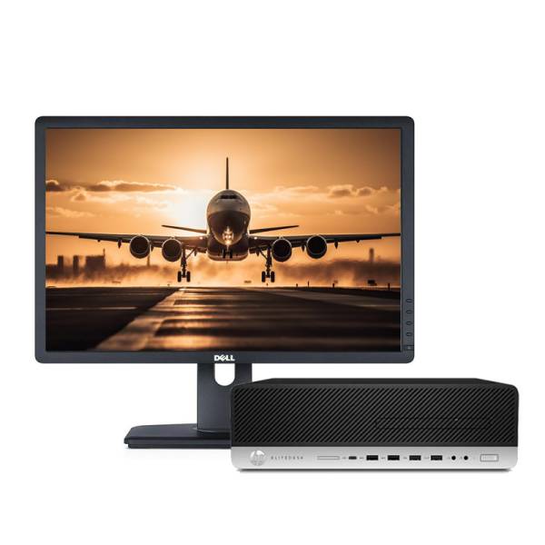 HP EliteDesk 800 G3 i3 7100 4Gb 500Gb SSD 19.5"