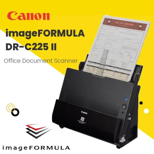 Scanner de documents CANON IMAGEFORMULA DR-C225 II – modèle bureau